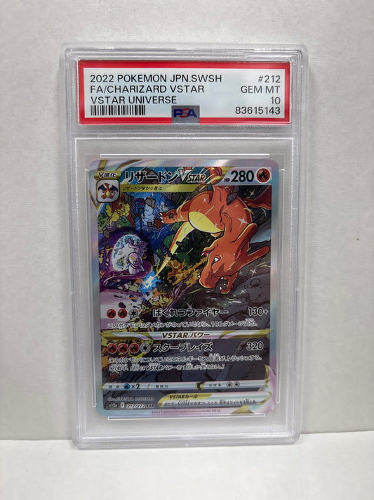 Pokemon Japanese Charizard VSTAR 212/172 PSA 10