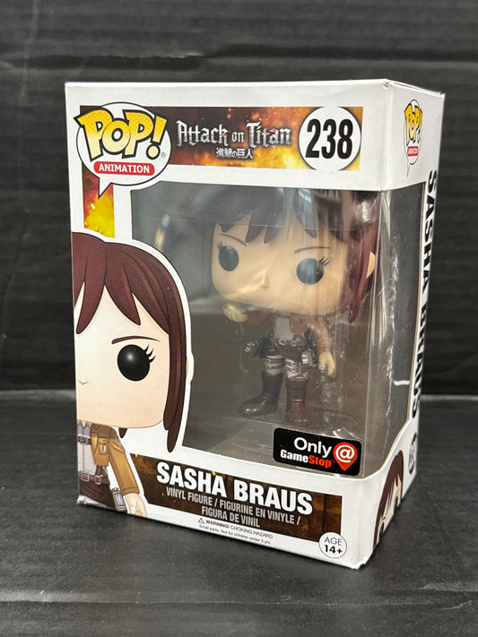 Funko Pop! Attack on Titan Sasha Braus GameStop Exclusive 238 (Grade B)