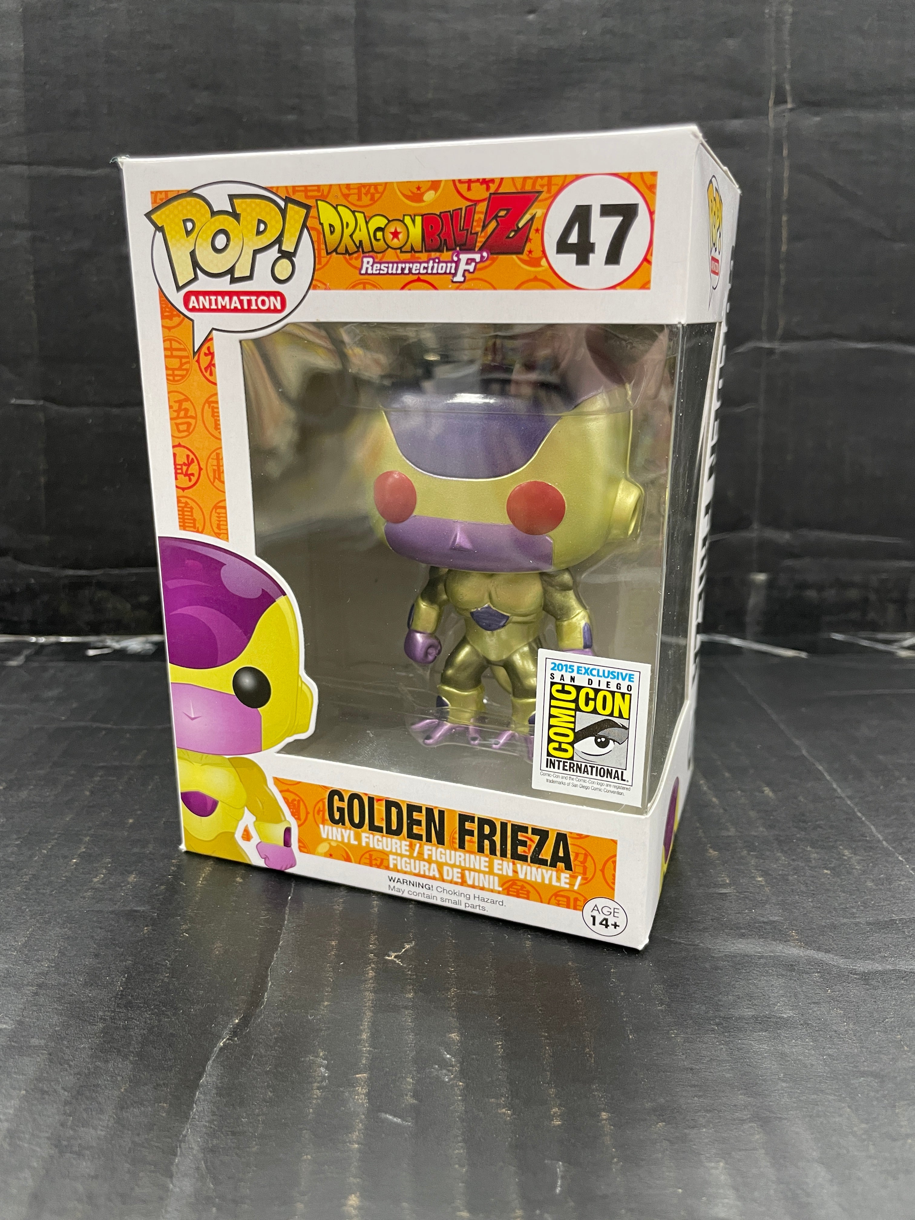 DBZ Golden Frieza Pop Figure Comic Con outlet Exclusive