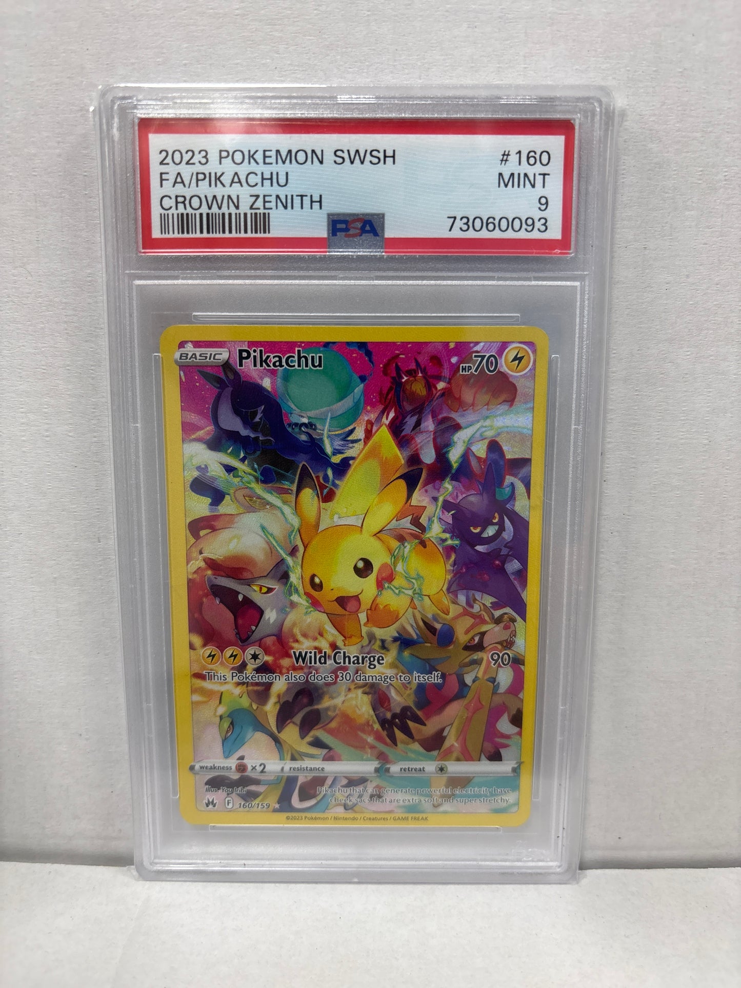 Pokemon Pikachu 160/159 PSA 9
