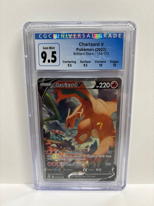 Pokemon Charizard V 154/172 CGC 9.5 (Old Label)