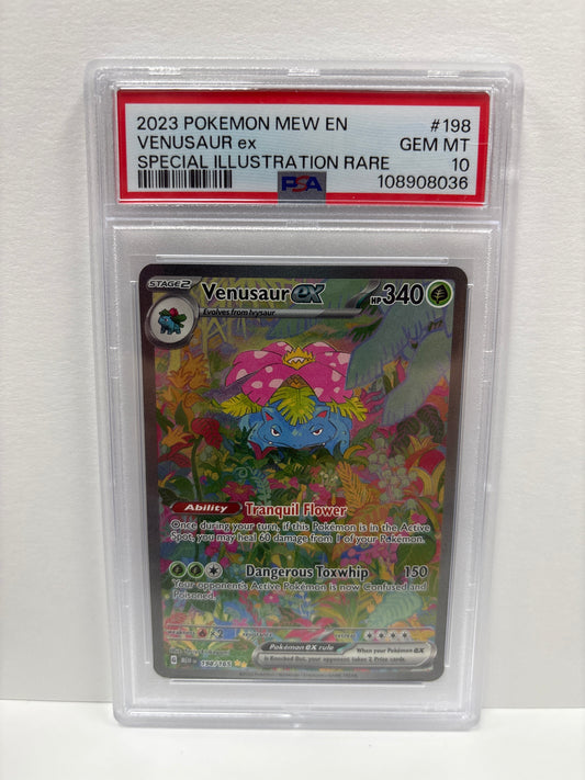 Pokemon Venusaur ex 198/165 PSA 10