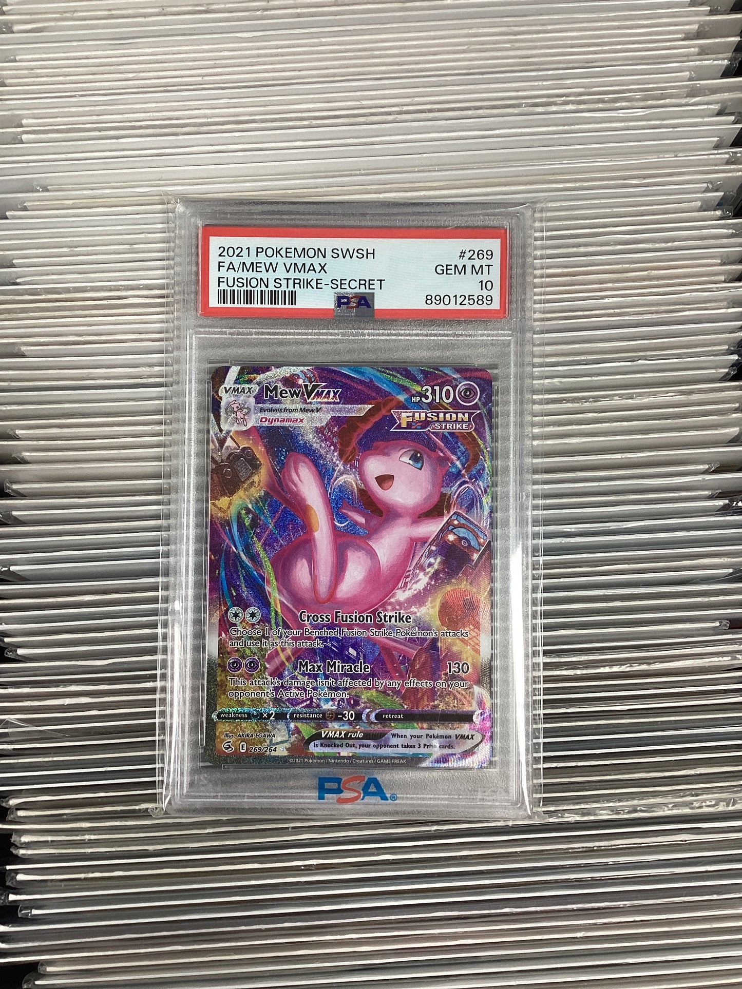 Pokemon Mew VMAX 269/264 PSA 10