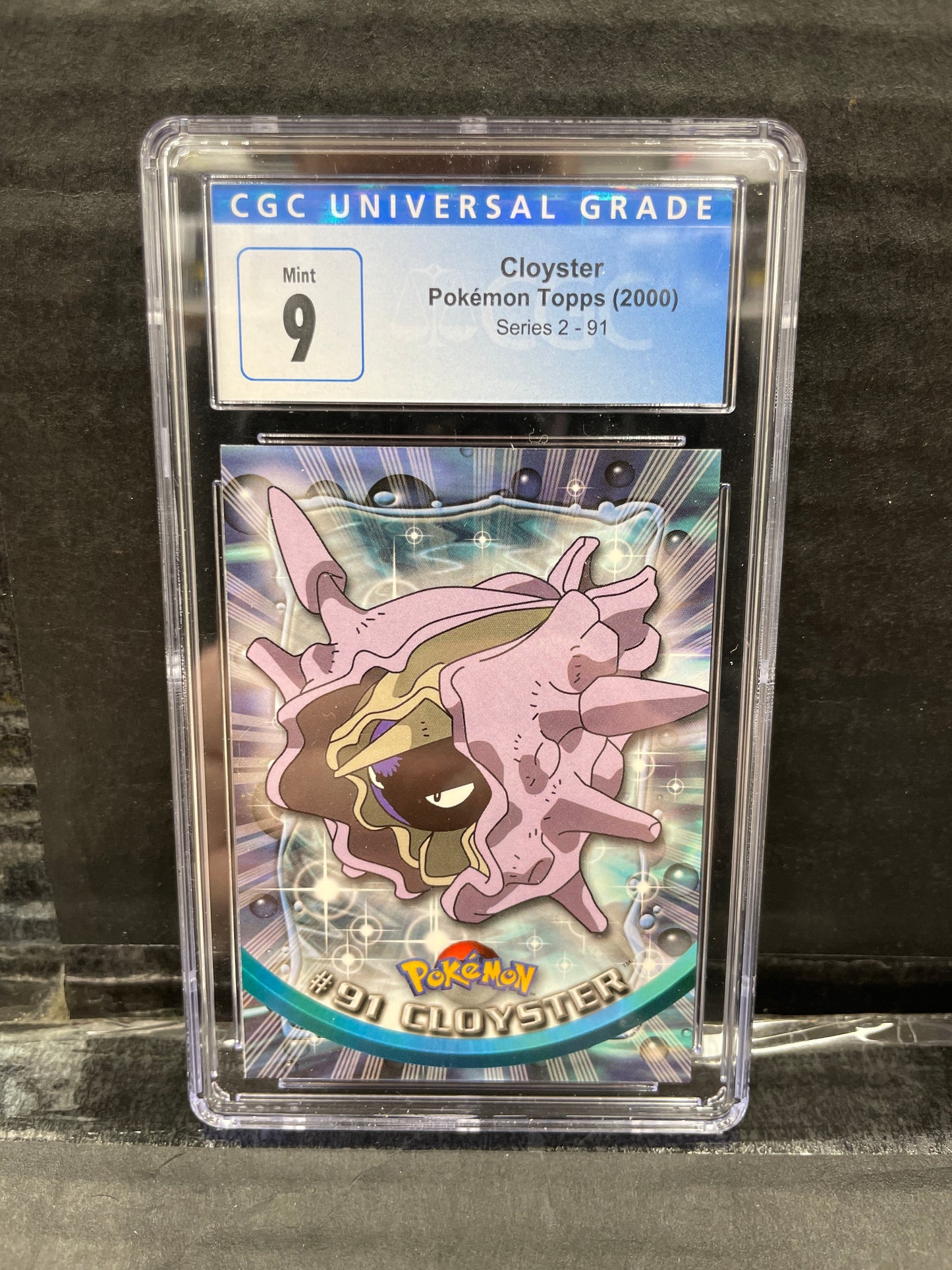 Pokémon Cloyster 91 Topps Series 2 CGC 9