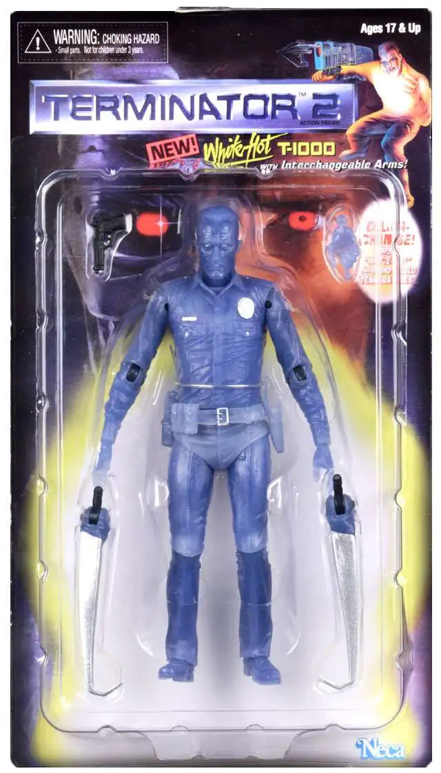 NECA Terminator 2 White Hot T-1000