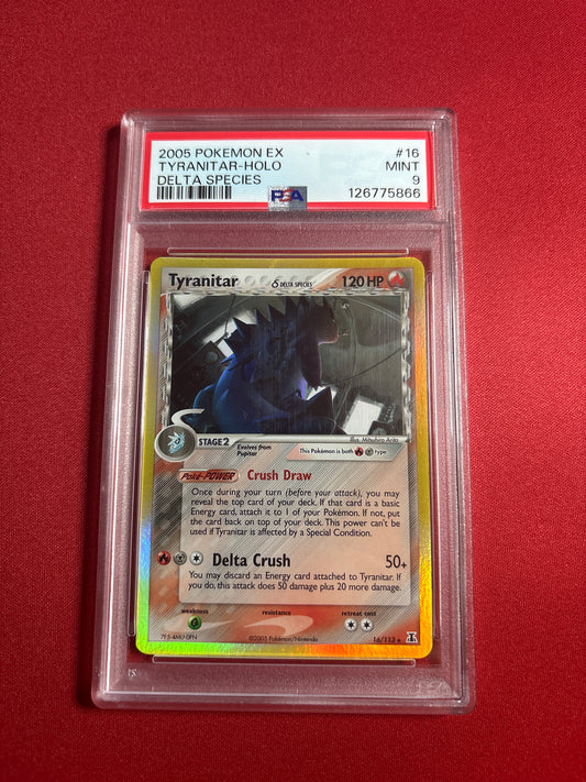 Pokemon Tyranitar 16/113 HOLO PSA 9