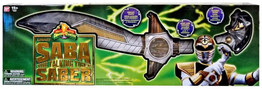 Mighty Morphin Power Rangers Legacy Saba The Talking Tiger Saber 2015 (Box Damage)