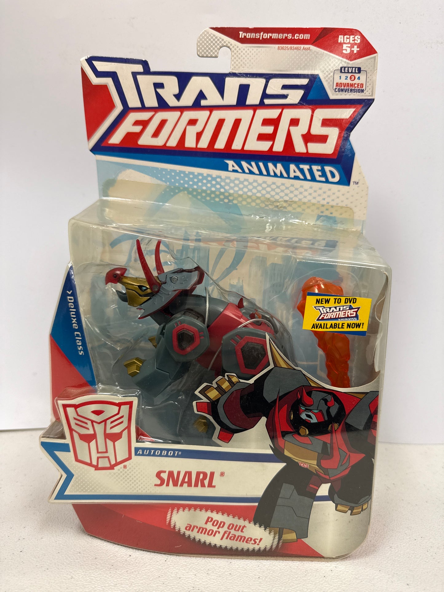 Transformers Animated Deluxe Class Snarl 2008 (Damaged Box)