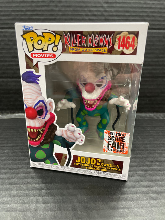 Funko Pop! Killer Klowns From Outer Space Jojo the Klownzilla 1464 Hot Topic Exclusive Scare Fair (Grade A-)