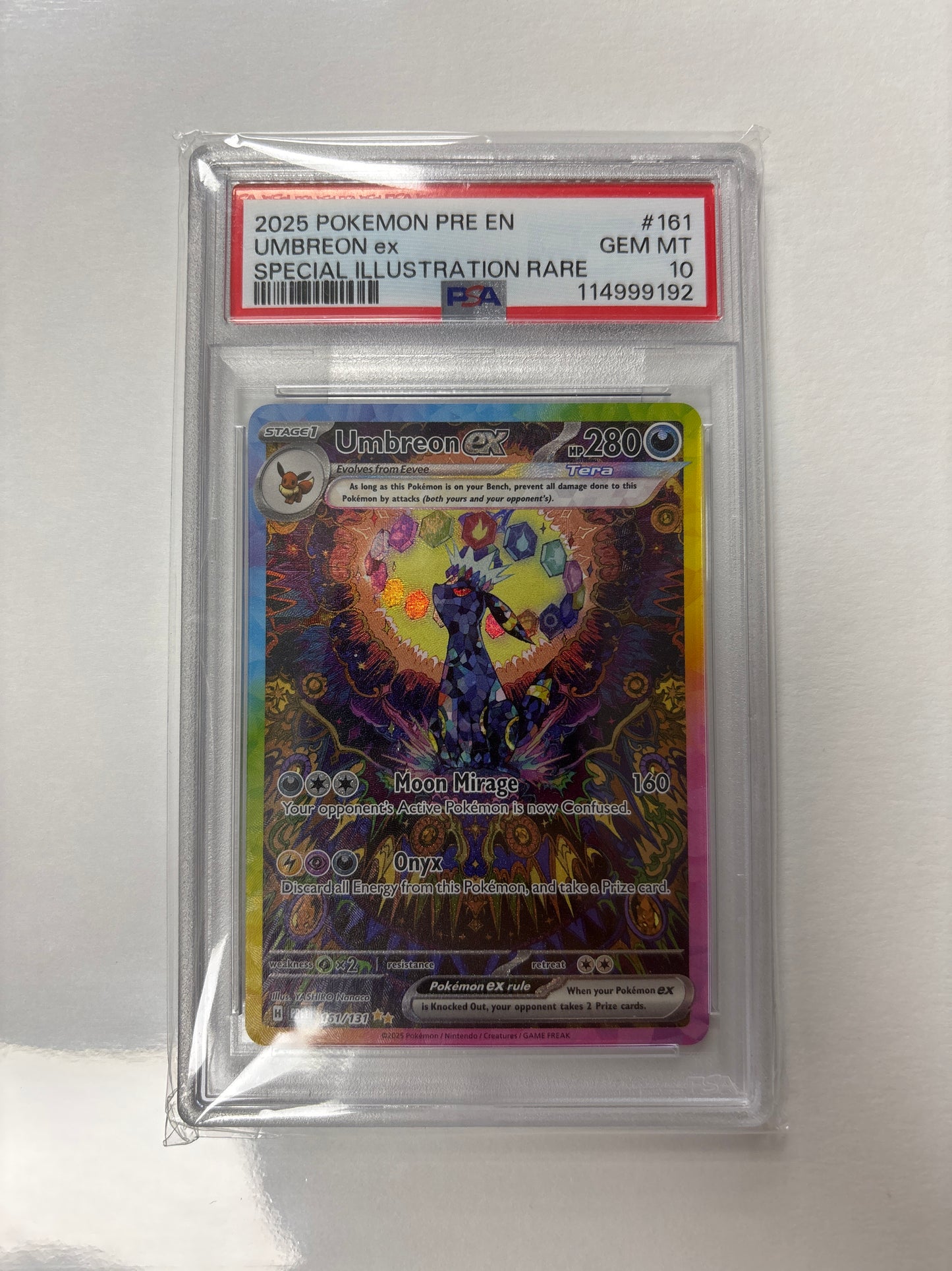 Pokemon Umbreon ex 161/131 PSA 10