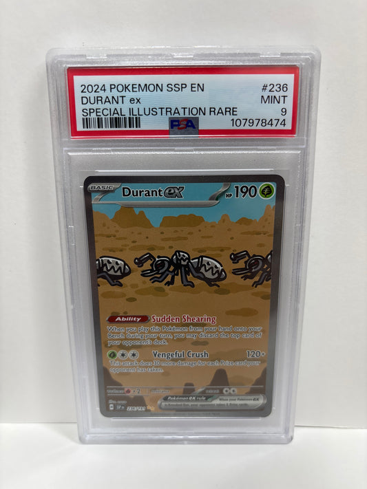 Pokemon Durant ex 236/191 PSA 9