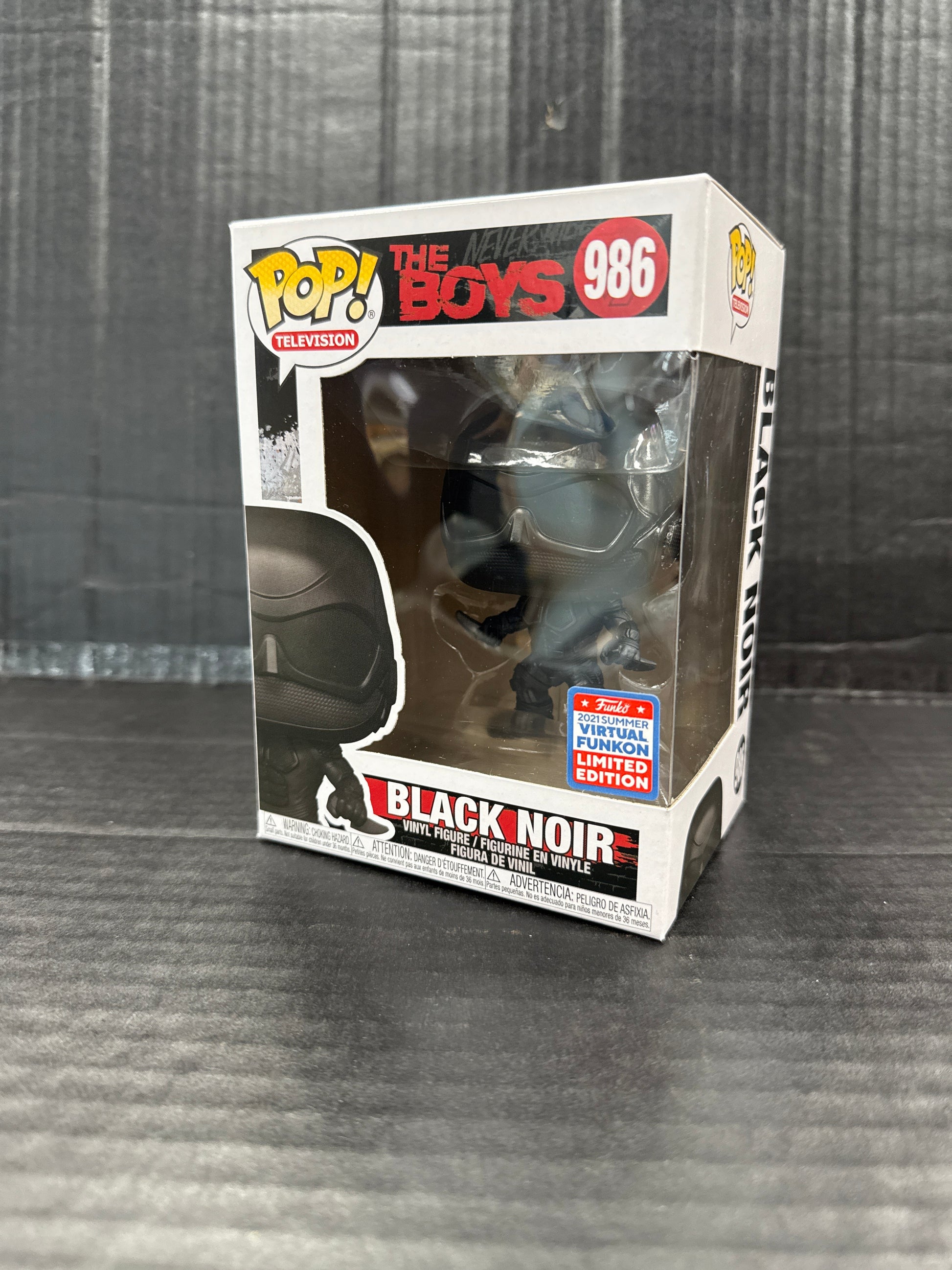 Funko Pop! TV: The Boys - Black Noir - Exclusiva Aazon - Figura de Funko Pop! TV: The Boys - Black Noir - Exclusiva Aazon - Figura de