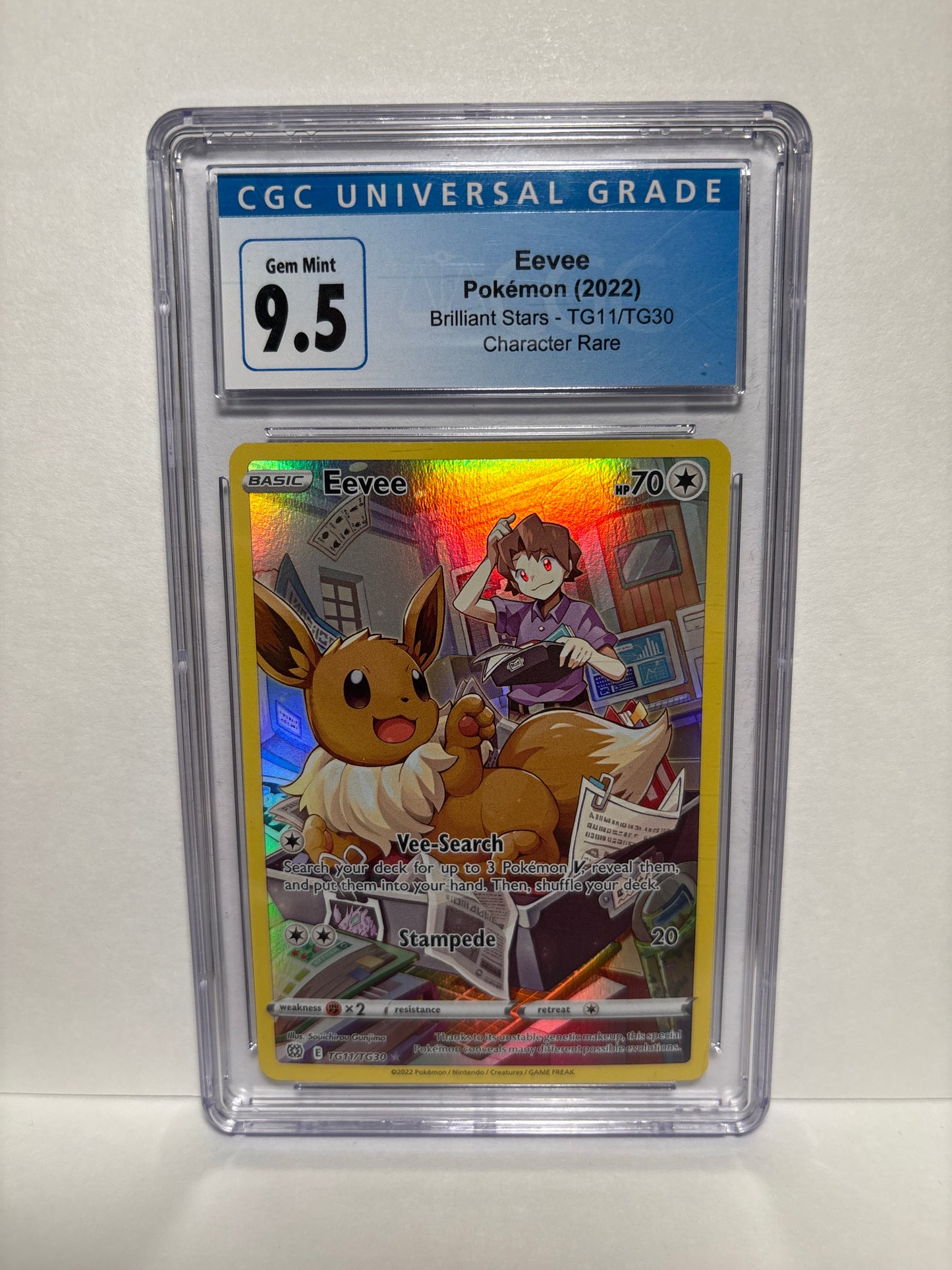 graded cards case Eevee 0115 15 (Graded) Case