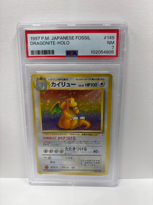 Pokemon Japanese Dragonite #149 (1997) PSA 7