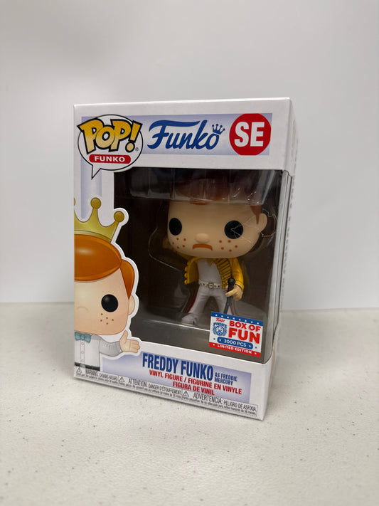 Funko Pop! Freddy Funko as Freddie Mercury Box of Fun (Grade A)
