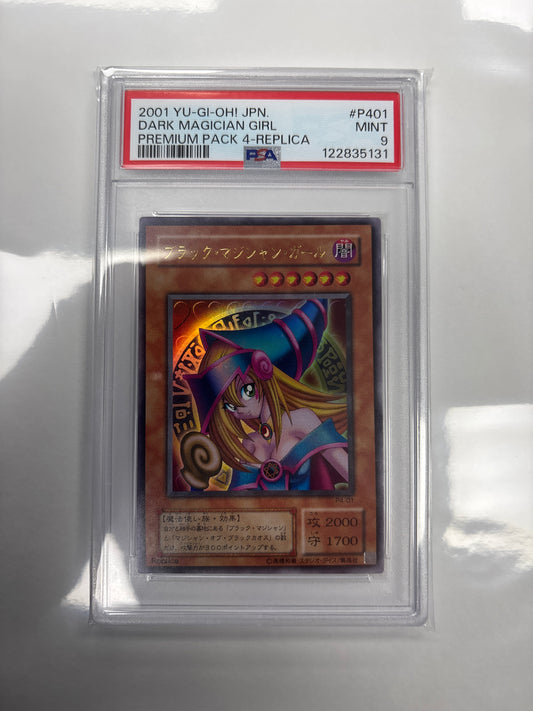 Yu-Gi-Oh! Japanese Dark Magician Girl P4-01 PSA 9