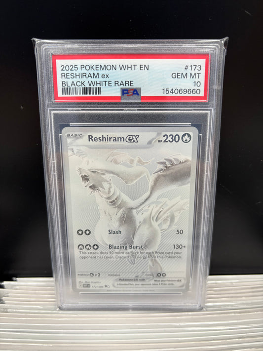 Pokemon Reshiram ex 173/086 PSA 10
