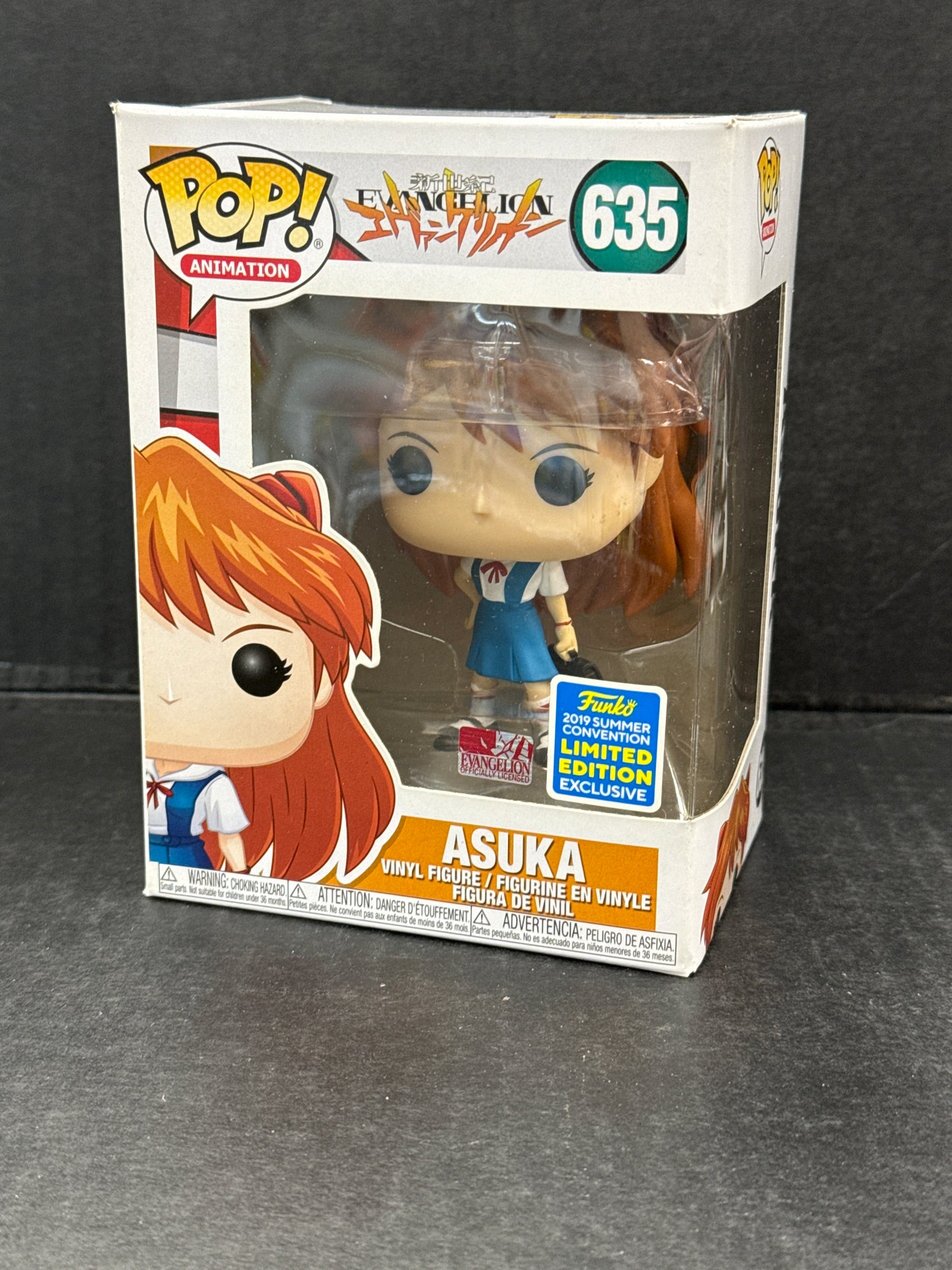 Funko Pop! Evangelion Asuka 635 Summer 2019 Convention Exclusive (Grade B)