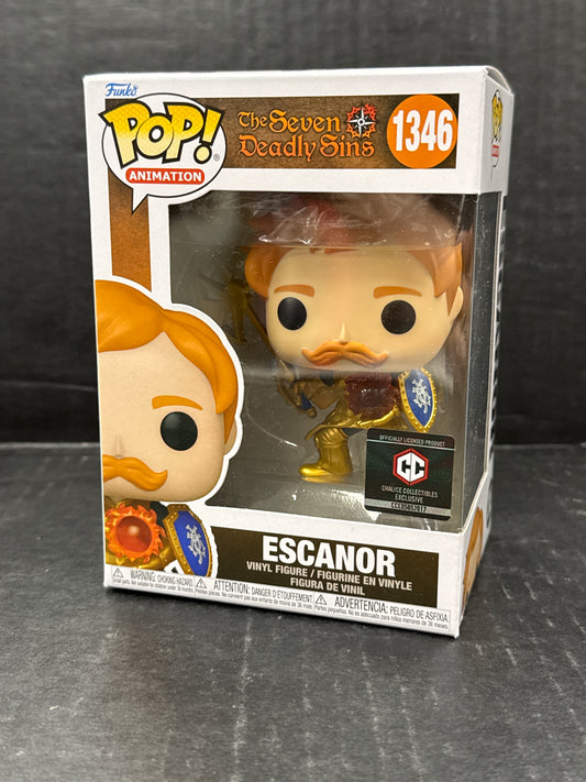Funko Pop! Seven Deadly Sins Escanor 1346 Chalice Collectibles Exclusive (Grade A)