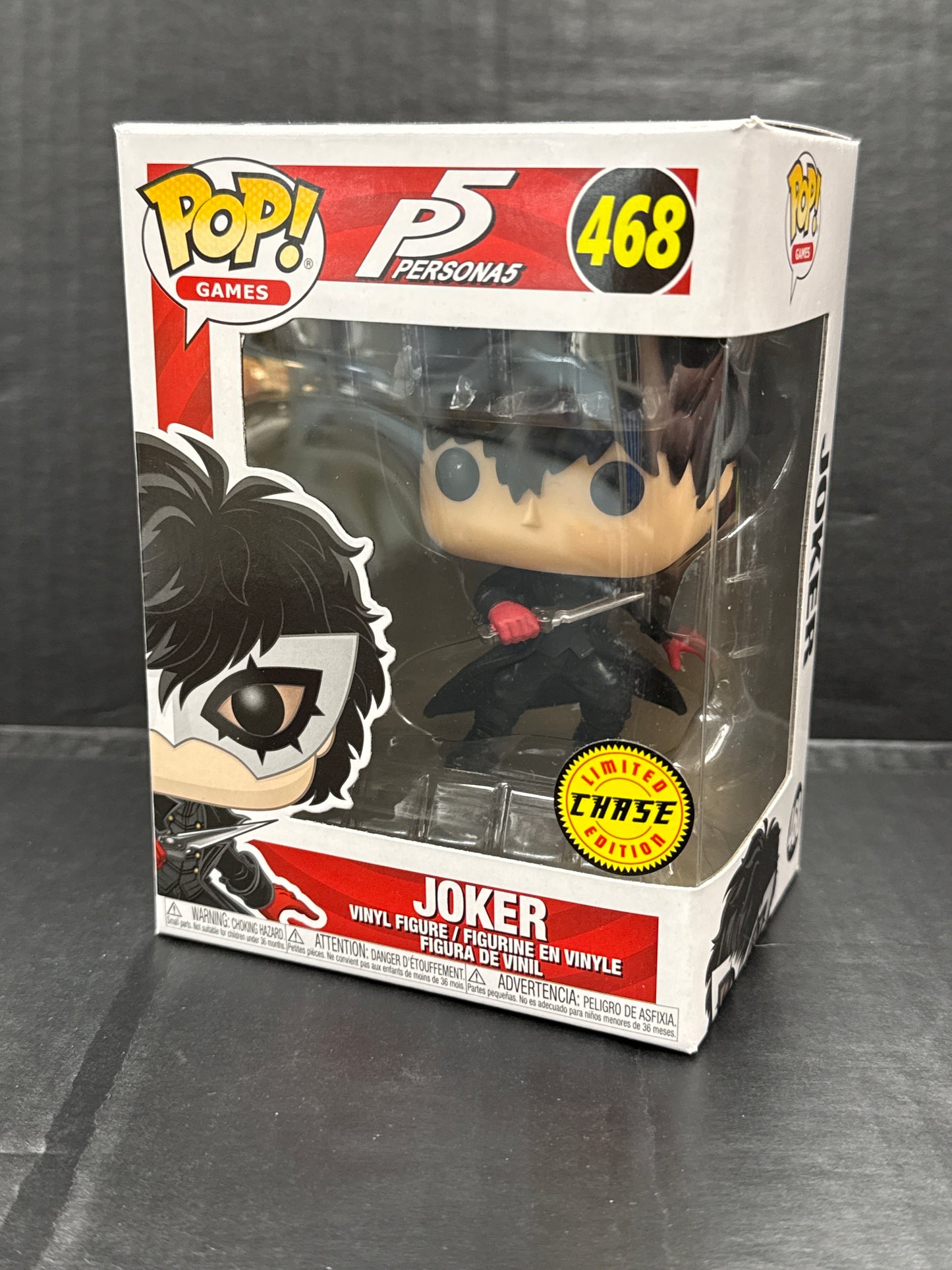 Funko Pop! Persona 5 Joker Chase 468 (Grade A-)