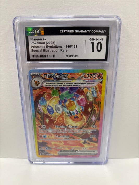Pokemon Flareon ex 146/131 CGC 10