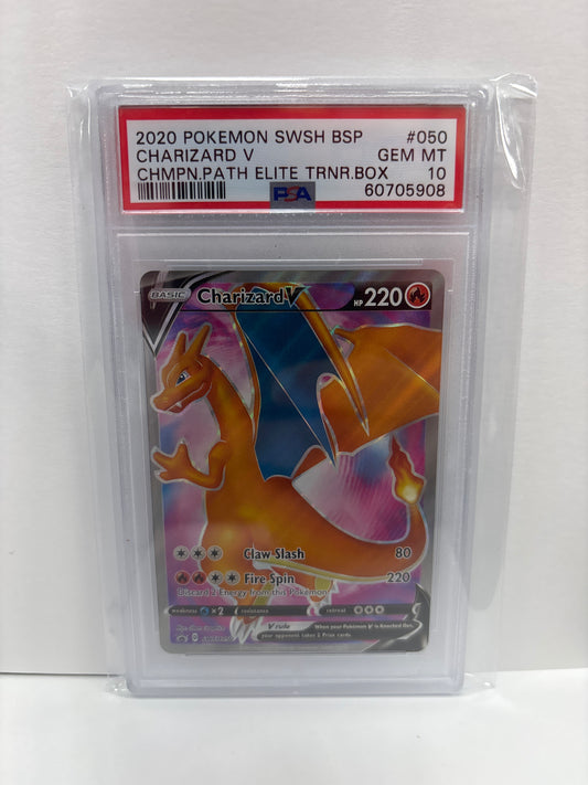 Pokemon Charizard V SWSH050 PSA 10