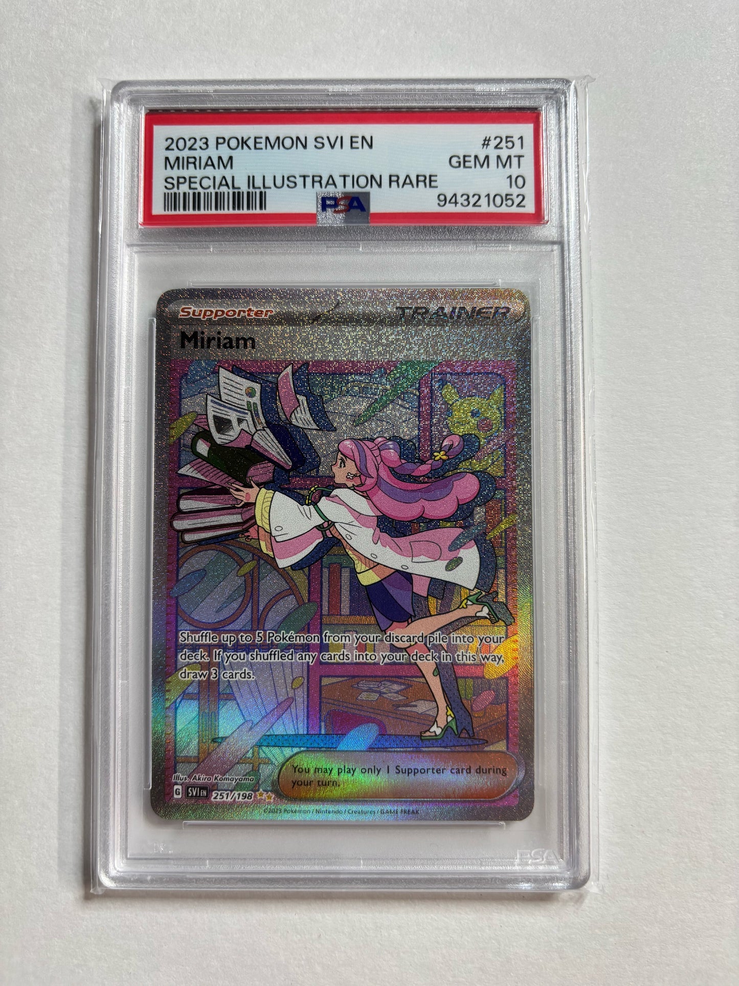 Pokemon Miriam 251/198 PSA 10