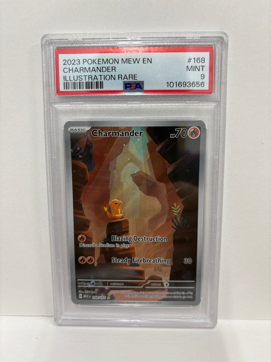 Pokemon Charmander 168/165 PSA 9