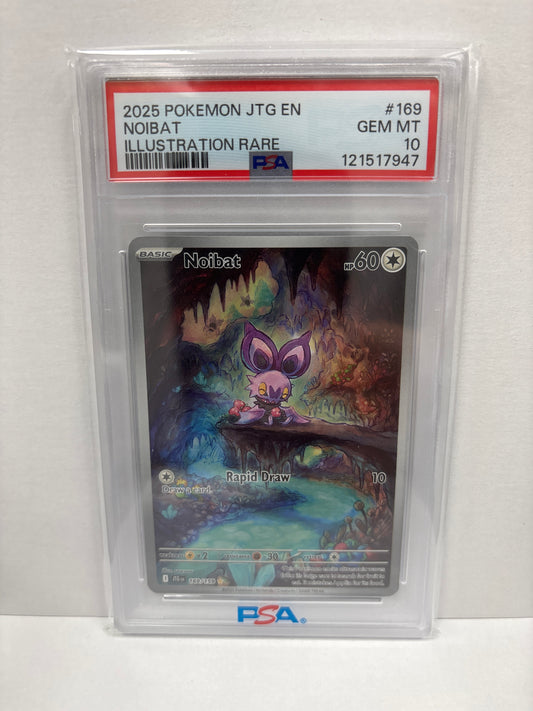 Pokemon Noibat 169/159 PSA 10