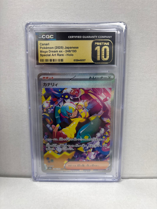 Pokemon Japanese Canari 248/193 CGC Pristine 10