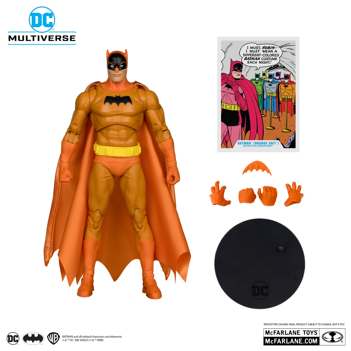 DC Multiverse Batman (Orange Suit) Platinum Edition Chase
