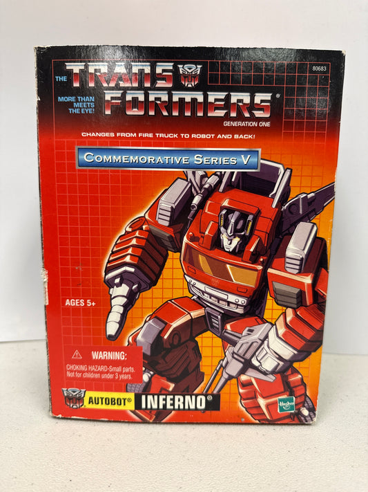 Transformers Commemorative Series V Inferno 2003 (Non-Mint Box)