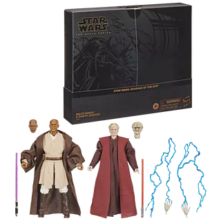 Star Wars: The Black Series 6" Mace Windu & Darth Sidious 2 Pack