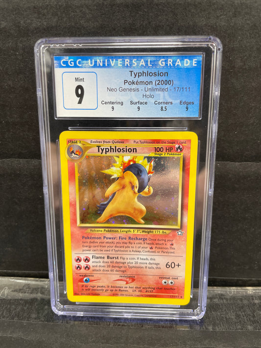 Pokemon Typhlosion 17/111 CGC 9