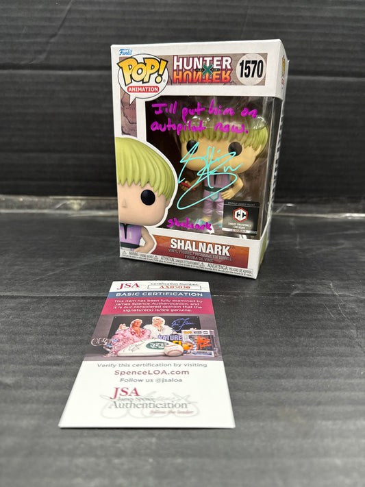 Funko Pop! Hunter X Hunter Shamar’s 1570 Chalice Collectibles Signed by Griffin Burns (Grade A)