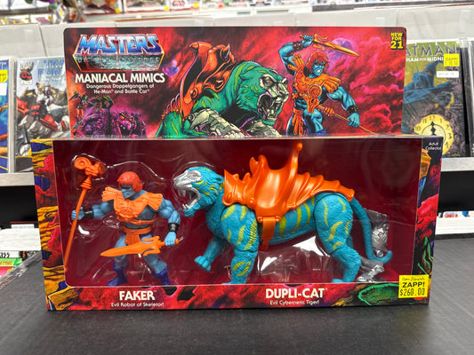 MOTU Origins Maniacal Mimics Faker Dupli-Cat Power-Con 2021 (Open Box/Complete)
