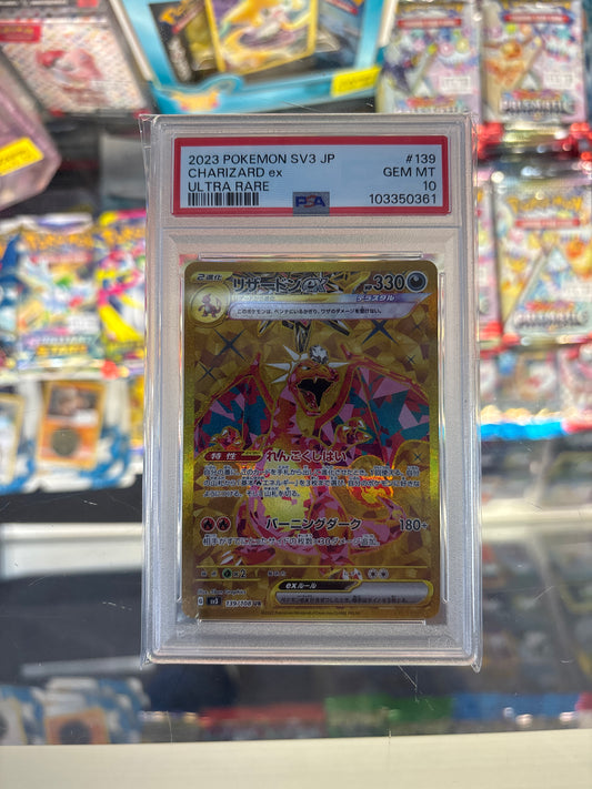Pokemon Japanese Charizard ex 139/108 PSA 10