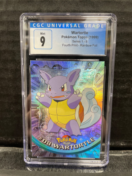 Pokémon Wartortle #08 Topps Series 1 Rainbow CGC 9