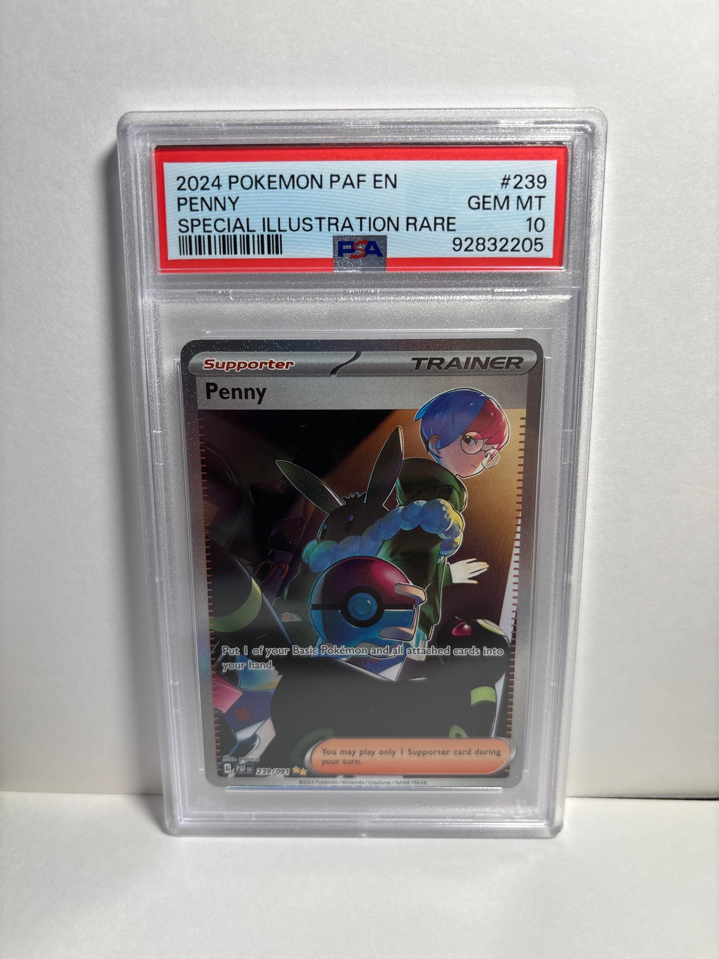 Pokemon Penny 239/091 PSA 10
