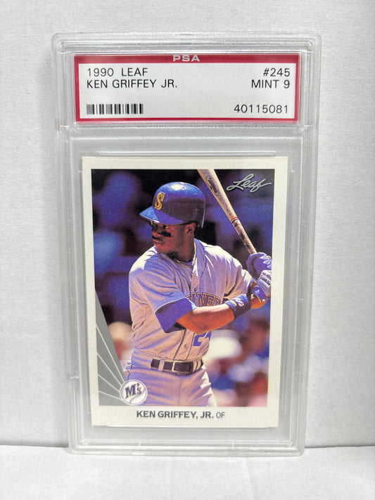 1990 Leaf Ken Griffey Jr. #245 PSA 9 (Old Slab)