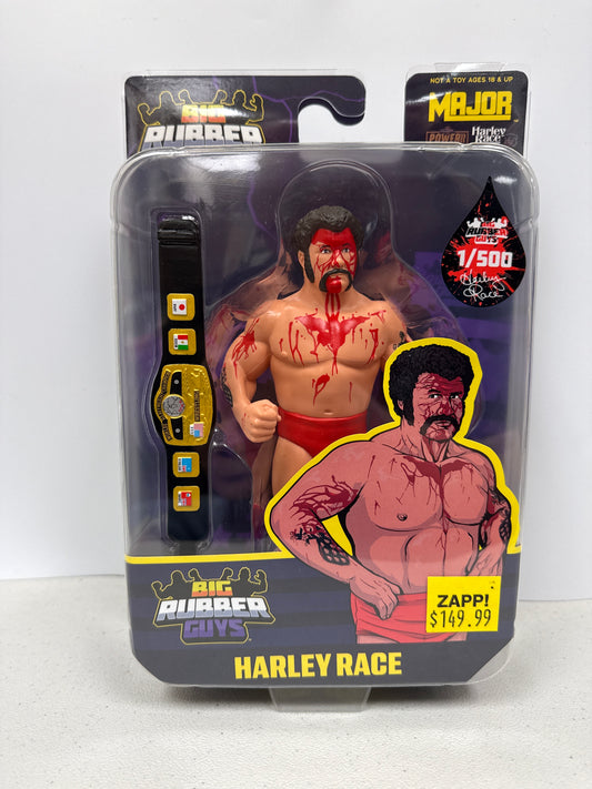 Major Wrestling Figure Podcast Big Rubber Guys Harley Race 1/500