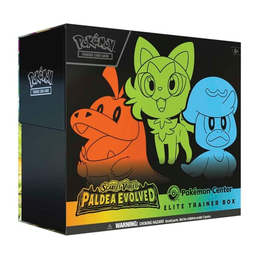 Pokemon Scarlet & Violet Paldea Evolved Pokemon Center Elite Trainer Box