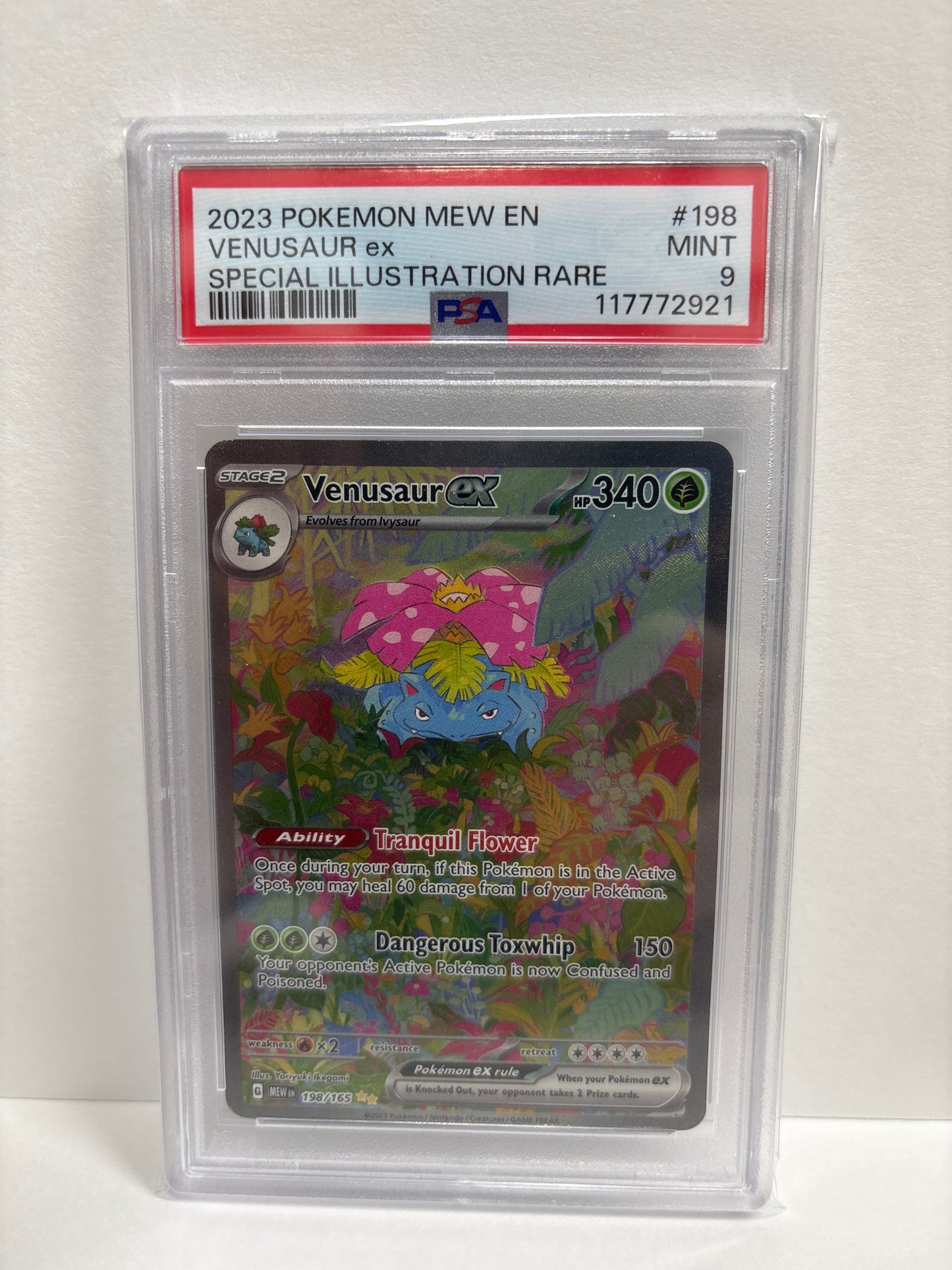 Pokemon Venusaur ex 198/165 PSA 9