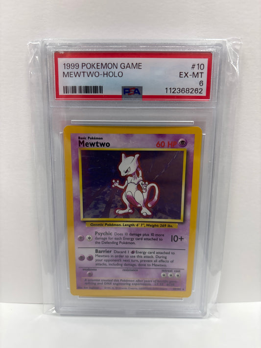 Pokemon Mewtwo 10/102 (1999) PSA 6