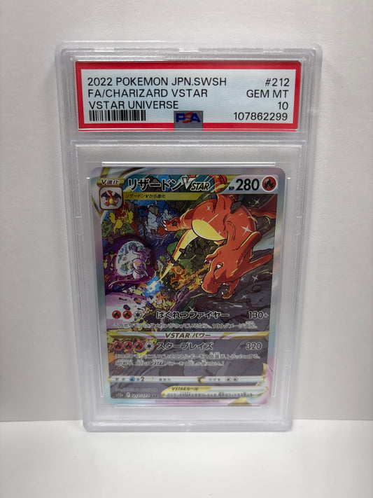 Pokemon Japanese Charizard VSTAR 212/172 PSA 10