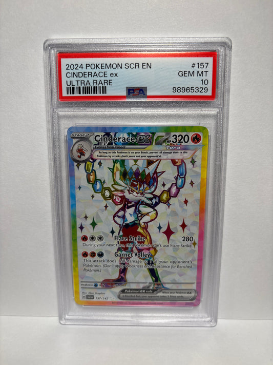 Pokemon Cinderace ex 157/142 PSA 10