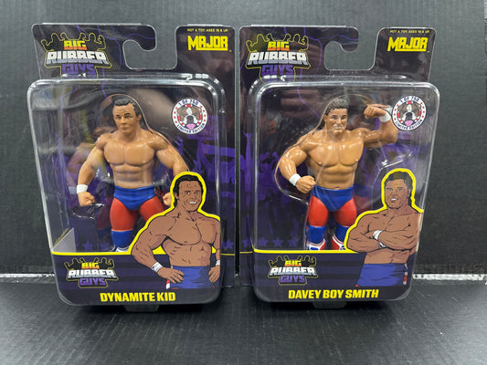 Major Wrestling Figure Podcast Big Rubber Guys Set of 2 Dynamite Kid and Davey Boy Smith 1/750 Limited Edition