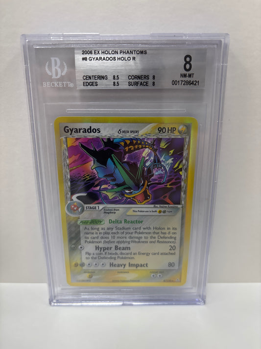 Pokemon Gyarados 8/110 HOLO Beckett 8