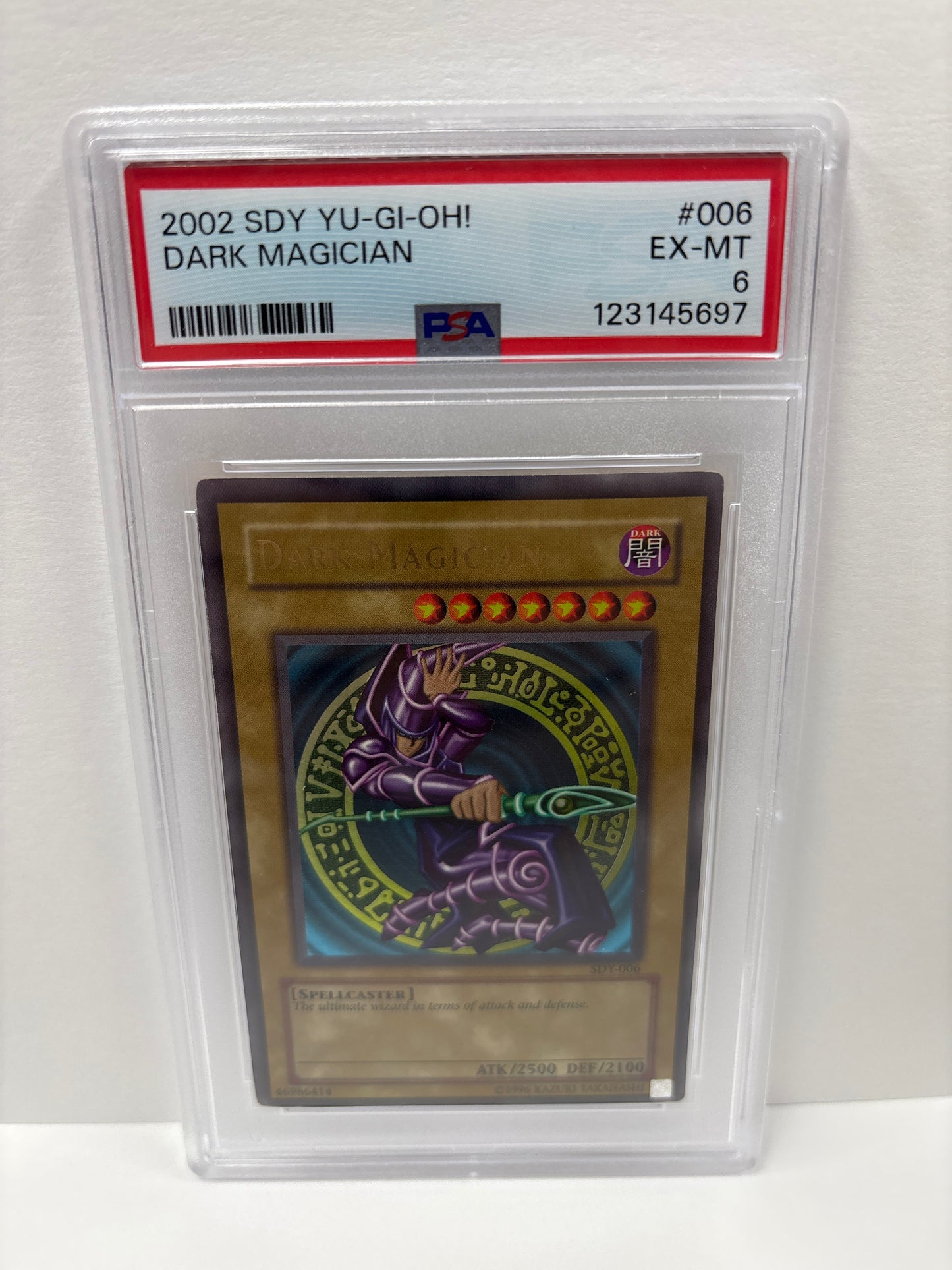Yu-Gi-Oh! Dark Magician SDY-006 PSA 6