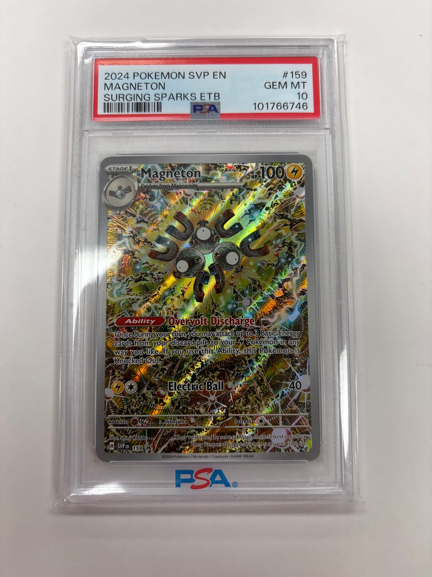Pokemon Magneton 159 PSA 10